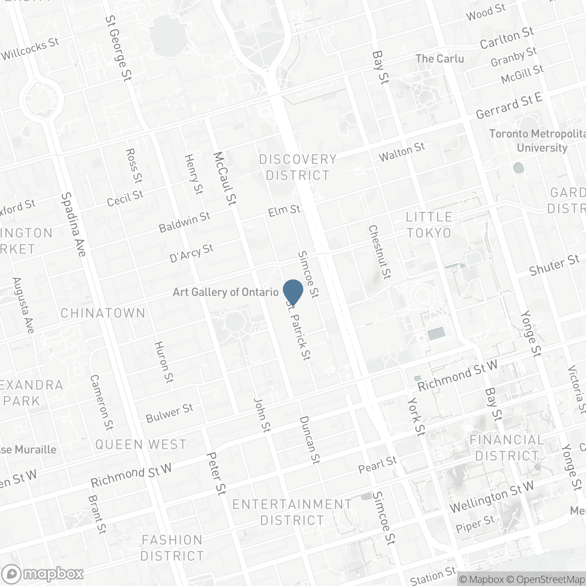 1116 - 121 ST PATRICK STREET, Toronto, Ontario M5T 3C1